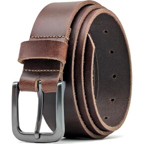 Ashford Ridge 34mm (1.25") Full Hide Leather Belt - Made in England in Saudi Arabia