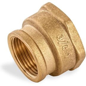 Reducing Coupling 1/2" inch Female x 3/4" inch Female Threaded Brass Construction NPT in Kuwait