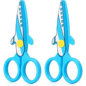 Asdirne Children Scissors, Kid Safety Scissor for Preschool Toddler, Arts & Crafts Safe Scissors Set, 2 Pack in Saudi Arabia