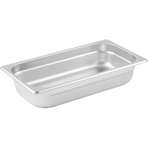 Winco SPJL-302 Steam Table Pan, 2.5" Deep, Stainless Steel in Kuwait