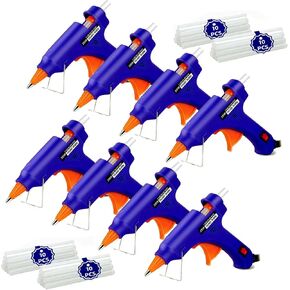 Hot Glue Gun Kit: Mini Hot Glue Gun and Sticks Set with 30 Sticks Melt Glue Guns Craft for School DIY Arts Home Quick Repairs 5 Pieces Mulitcolor in Kuwait
