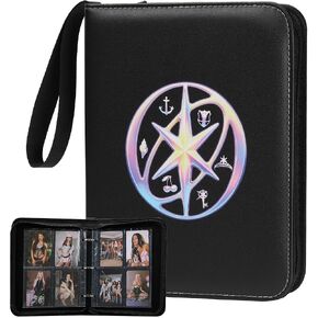 PhotoCards Binder 4 Pocket, with 50 Removable Sleeves-Can Hold 400 Cards in Kuwait