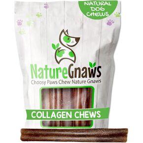 Nature Gnaws Braided Collagen Sticks 6" Dog Chews, 5 Count in Kuwait