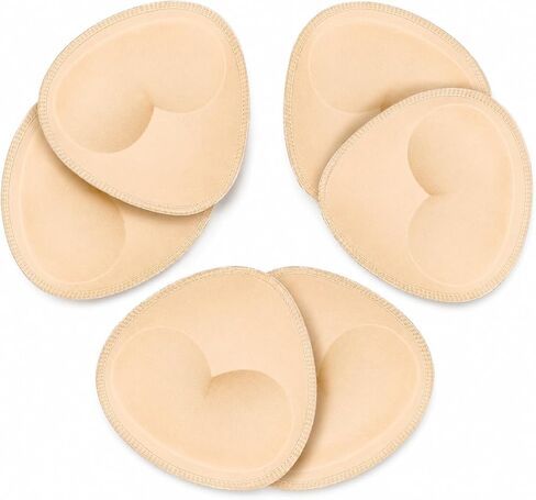 ENVY BODY SHOP Women's Silicone Filled Push-Up Pads Push-up Breast Pads swimsuit and bra inserts in Kuwait