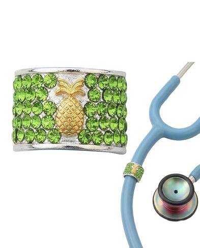 CharMed Crystal Stethoscope Charm - Pineapple in Kuwait