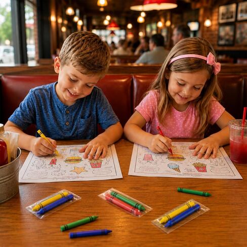 Rosmonde Crayons Bulk Pack, 1000 Sets of 2 Pack (2000 Count), 2 Colors Set in Kuwait