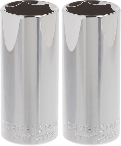 CRAFTSMAN Deep Socket, SAE, 3/8-Inch Drive, 9/16-Inch, 6-Point (CMMT43334) in Kuwait