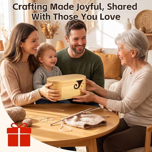 Esmorah 2-in-1 Large Oval Yarn Bowl with Removable Yarn Holder in Kuwait