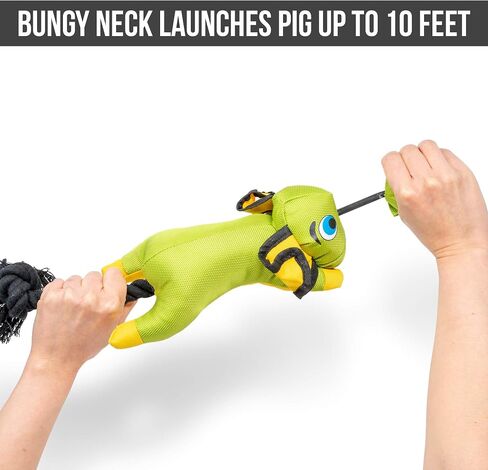Hyper Pet Flying Series Fetching Dog Toy Slingshot, Pig in Kuwait