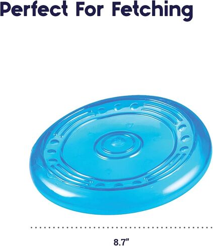 Petstages Orka Flyer Royal Blue Flying Disc Dog Fetch Toy in Saudi Arabia