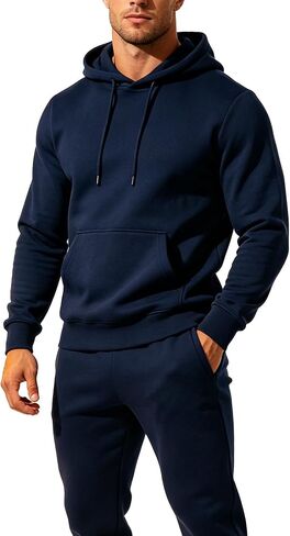 JIHUILAI Track Suits For Men 2 Piece Hoodies With Sweatpants Sets Casual Running Jogging Sport Suit Sets S-3XL in Kuwait