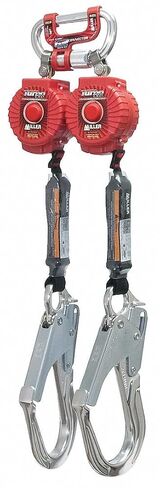Miller Honeywell Ademco Miller Twin Turbo 6-Foot Fall Protection System with G2 Connector and Aluminum Locking Rebar Hooks (MFLC-12-Z7/6FT) in Kuwait