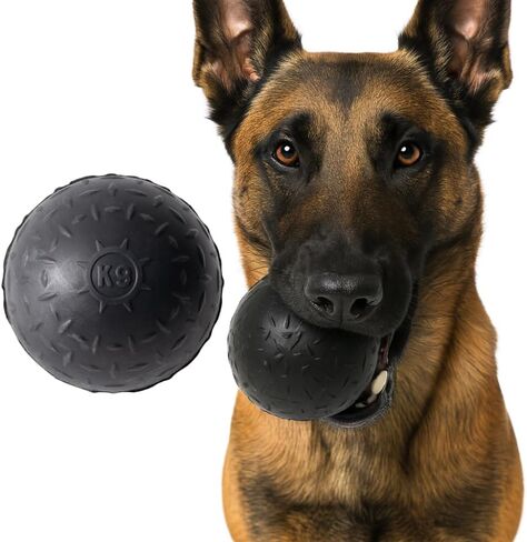 Monster K9 Beast Ball - for Toughest Chewers, Natural Rubber Dog Toy, 2.8" in Kuwait