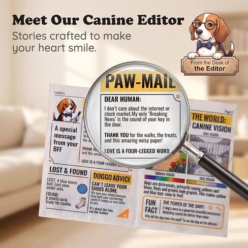 Crinkle Dog Toy Newspaper, Interactive Paper Toy for Dogs 2 Pack in Saudi Arabia