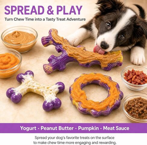 Frienhund 3-Pack Puppy chew Toys: Puppy chew Toys for Teething in Saudi Arabia