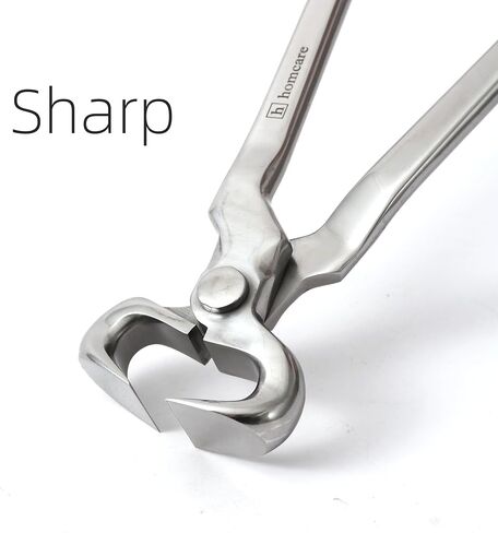 14 Inch Farrier Hoof Nipper, Heavy Duty Chrome Vanadium Steel Hoof Trimmer with High Leverage & Ergonomic Grip for Horses, Ponies, Livestock in Kuwait