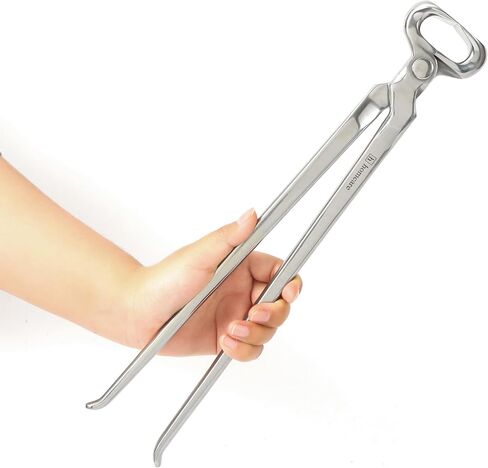 14 Inch Farrier Hoof Nipper, Heavy Duty Chrome Vanadium Steel Hoof Trimmer with High Leverage & Ergonomic Grip for Horses, Ponies, Livestock in Kuwait