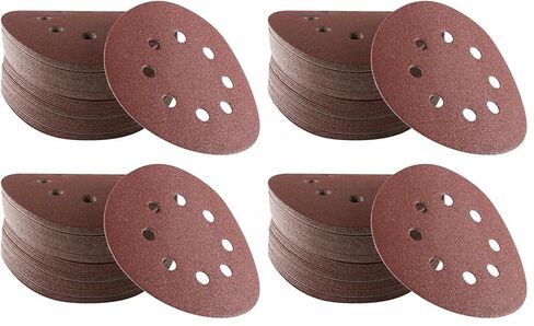 BOSCH SR5R120 5-Piece 120 Grit 5 In. 8 Hole Hook-And-Loop Sanding Discs in Kuwait