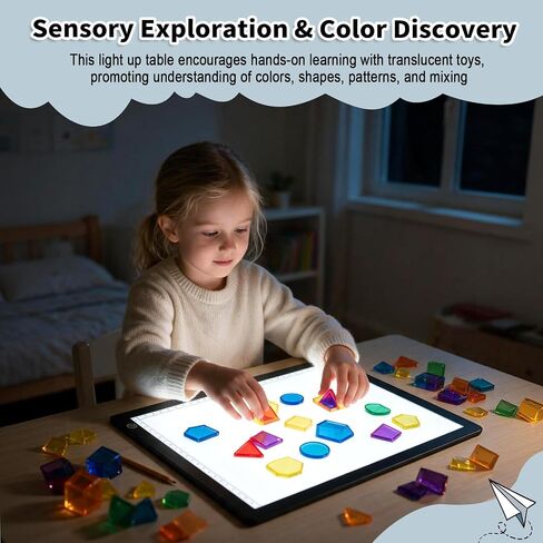 15“ Rechargeable Drawing Board Kit, Light Box Trace Pad Copy Table for Kids in Kuwait
