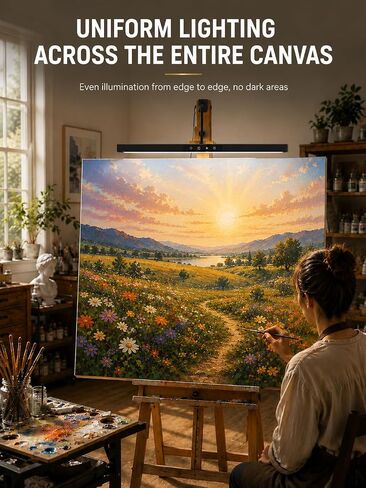 Easel Clip-On Light Art Lamp CRI 90+ for Painting Canvas in Kuwait