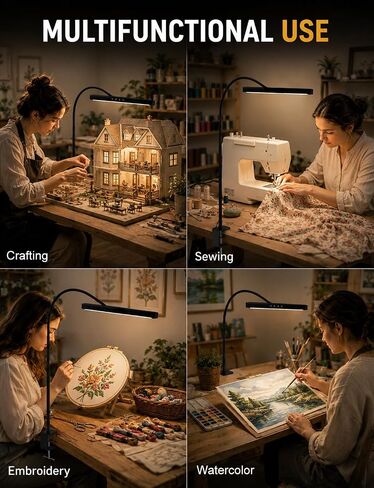 Easel Clip-On Light Art Lamp CRI 90+ for Painting Canvas in Kuwait