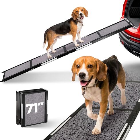 Dog Ramp for Car - 71" L x 17" W Portable Dog Ramp for Car in Saudi Arabia