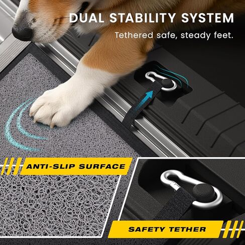 Dog Ramp for Car - 71" L x 17" W Portable Dog Ramp for Car in Saudi Arabia