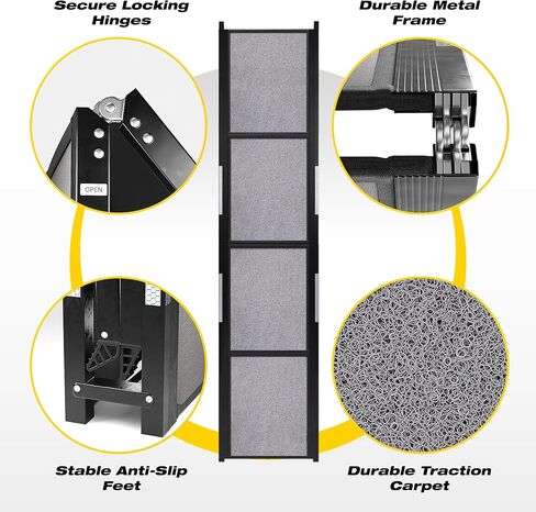 Dog Ramp for Car - 71" L x 17" W Portable Dog Ramp for Car in Saudi Arabia
