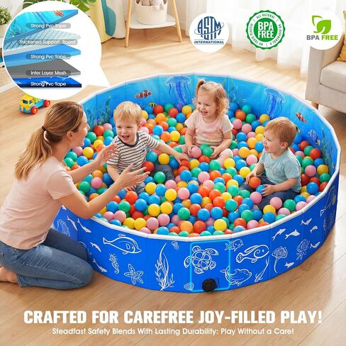FizZeal Foldable Kiddie Pool with Canopy 51In Baby Pool with Shade in Saudi Arabia