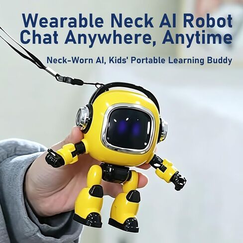 AI Robot, Multi-Model Fast Response Desktop Robot, AI-Powered Intelligent Robot 7-Color Light Show, Bilingual Chat, Custom Roles, Alarm & Daily Assistant Lightweight Design in Saudi Arabia