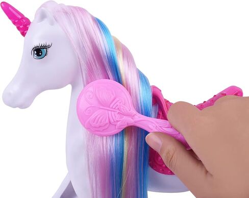Magic Light Unicorn & Princess Doll, Unicorn Toys for Girls 3+, Gifts for Christmas Birthday for Kids Girls Aged 3 4 5 6 7 8 in Kuwait