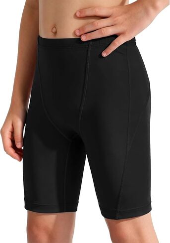 MIVEI Boys Swim Jammers - Youth Competitive Swim Racing Team Swimming Shorts Swimsuit Trunks Bathing Suit Quick Dry UPF 50+ in Kuwait