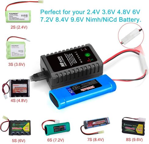 NiCD NiMH Battery Charger for 2-8S Battery Packs of Airsoft RC Car Drone in Saudi Arabia