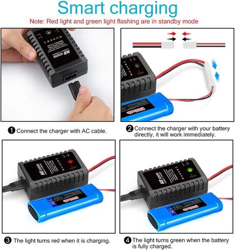 NiCD NiMH Battery Charger for 2-8S Battery Packs of Airsoft RC Car Drone in Saudi Arabia