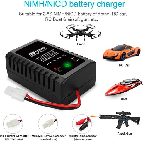 NiCD NiMH Battery Charger for 2-8S Battery Packs of Airsoft RC Car Drone in Saudi Arabia