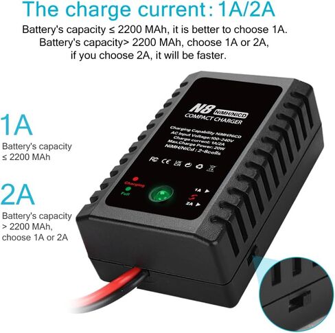 NiCD NiMH Battery Charger for 2-8S Battery Packs of Airsoft RC Car Drone in Saudi Arabia