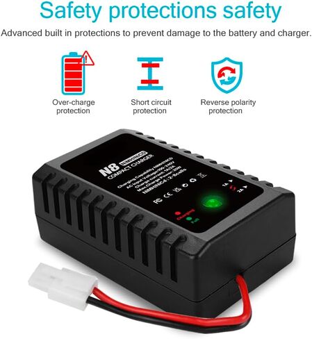 NiCD NiMH Battery Charger for 2-8S Battery Packs of Airsoft RC Car Drone in Saudi Arabia