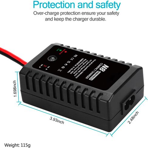 NiCD NiMH Battery Charger for 2-8S Battery Packs of Airsoft RC Car Drone in Saudi Arabia