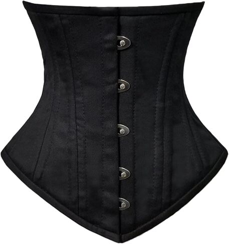 Heavy Duty 18/26 Double Steel Boned Waist Training Satin Underbust Tight Shaper Corset #979 in Kuwait