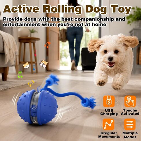 Sofolor Interactive Dog Toys to Keep Them Busy, Active Rolling Ball for Dog in Kuwait
