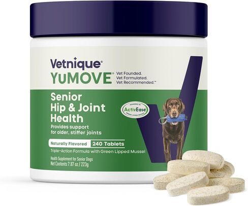 YuMOVE Senior Dog Joint Supplement Glucosamine & Green Lipped Mussel 240ct in Kuwait