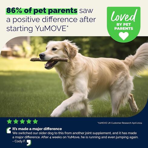 YuMOVE Senior Dog Joint Supplement Glucosamine & Green Lipped Mussel 240ct in Kuwait