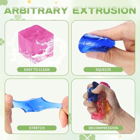 28Pcs Mini Stress Cube Squishy Toy Set, Slow Rising Squeeze Fidget Anxiety Relief Stress Balls, Sensory Squishy Toys for Boys, Girls and Adults, Gifts for School, Office and Party Favors in Kuwait