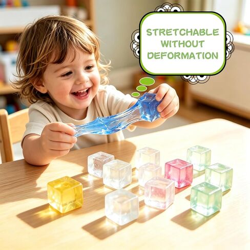 28Pcs Mini Stress Cube Squishy Toy Set, Slow Rising Squeeze Fidget Anxiety Relief Stress Balls, Sensory Squishy Toys for Boys, Girls and Adults, Gifts for School, Office and Party Favors in Kuwait