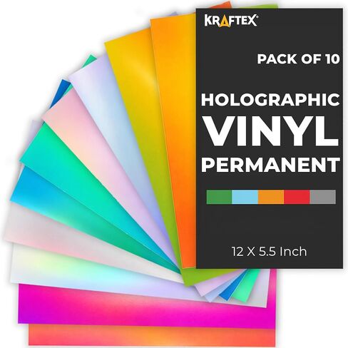 Glow in Dark Vinyl - 6 pk Adhesive Sheets [5.5x12 Inch]. Permanent Vinyl Paper and Cricut Sheets - Spooky Halloween Glow in The Dark Paper with Permanent Adhesive in Saudi Arabia