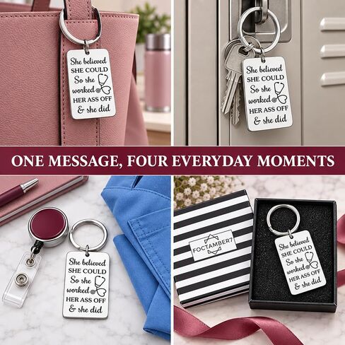 Octamber Nurse Appreciation Keychain Gifts for RN Nurse Nursing School Student Graduation in Saudi Arabia