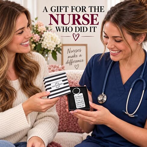 Octamber Nurse Appreciation Keychain Gifts for RN Nurse Nursing School Student Graduation in Saudi Arabia