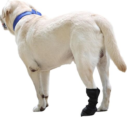 Dog Paws Protector Boot Large Size Water Resistant Soft Recovery Shoe for Dog Wound Care Breathable Pet Footwear in Saudi Arabia