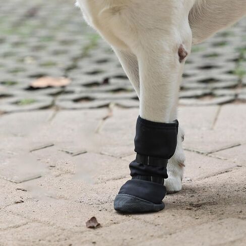 Dog Paws Protector Boot Large Size Water Resistant Soft Recovery Shoe for Dog Wound Care Breathable Pet Footwear in Saudi Arabia