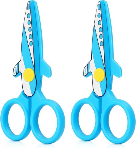 Asdirne Children Scissors, Kid Safety Scissor for Preschool Toddler, Arts & Crafts Safe Scissors Set, 2 Pack in Saudi Arabia